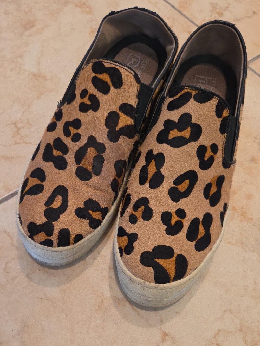 Skechers Platform | Leopard Print Slip-On Sneakers